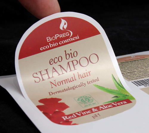 SHAMPOO 白PVC标签